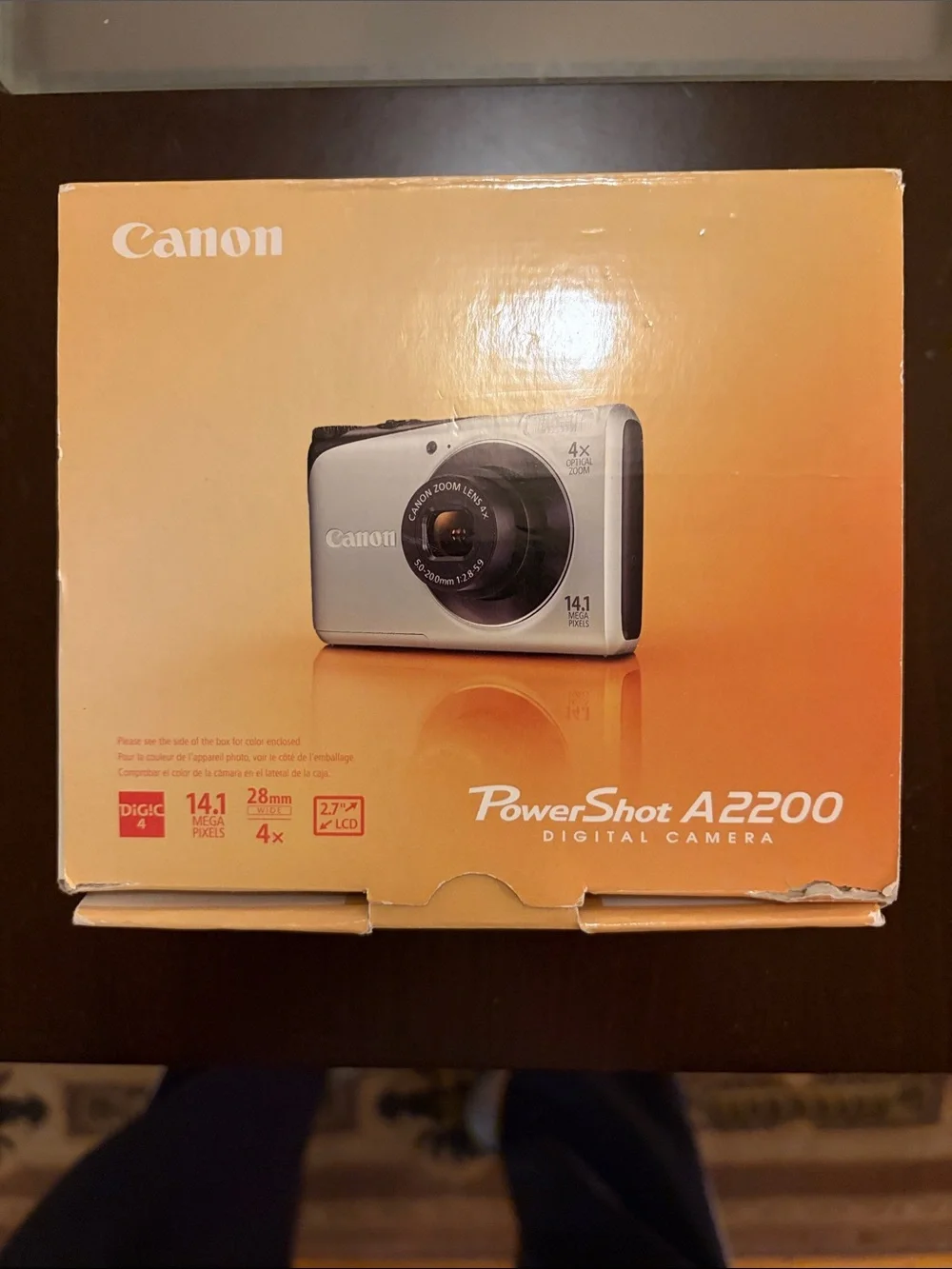 Canon PowerShot A2200 Silver Point-and-Shoot Camera